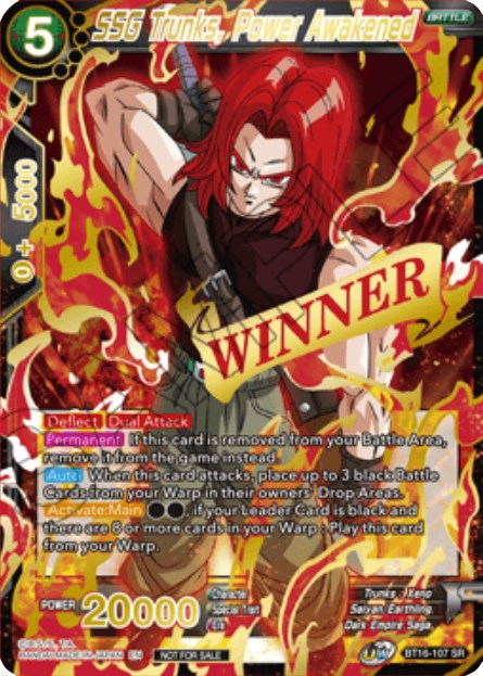 SSG Trunks, Power Awakened (Event Pack 10) (BT16-107) [Tournament Promotion Cards] | North Valley Games