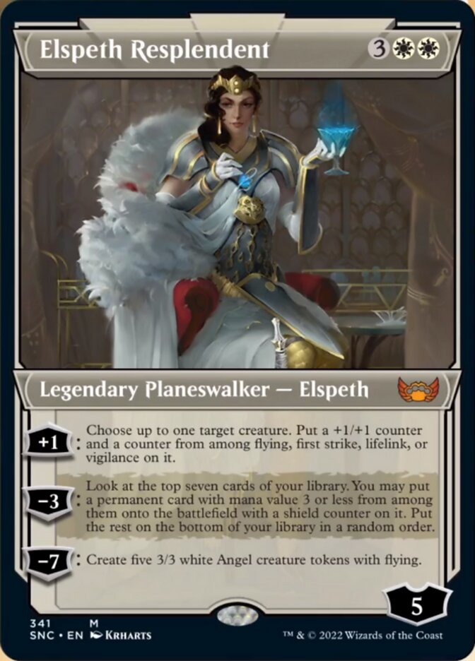 Elspeth Resplendent (Showcase Art Deco) [Streets of New Capenna] | North Valley Games