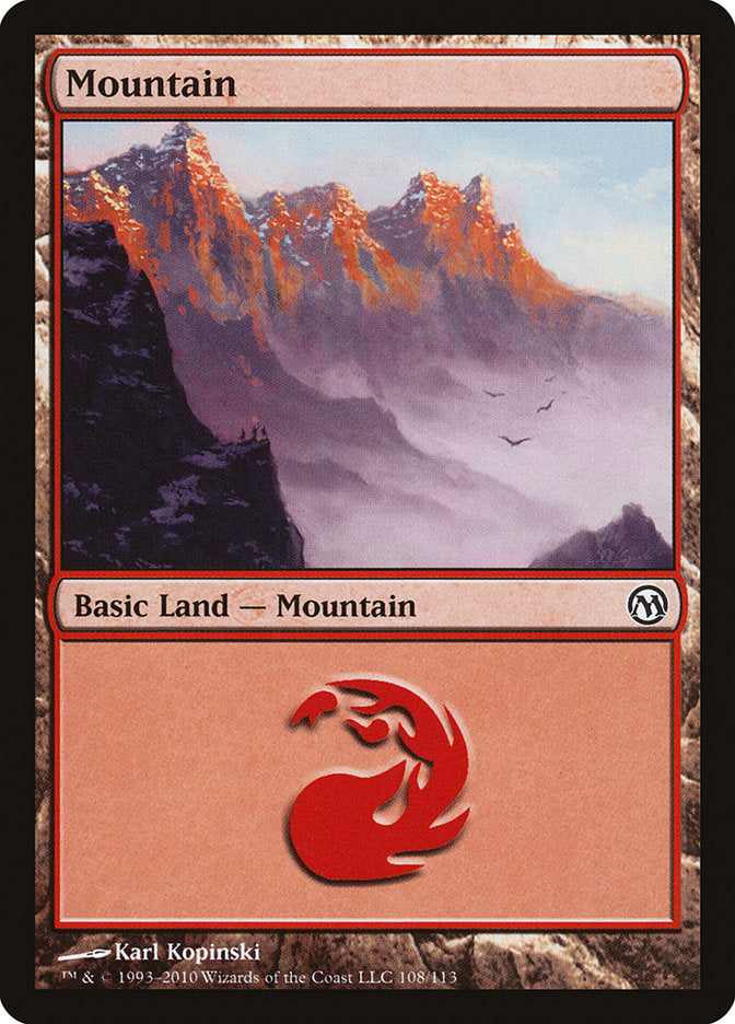 Mountain (108) [Duels of the Planeswalkers] | North Valley Games