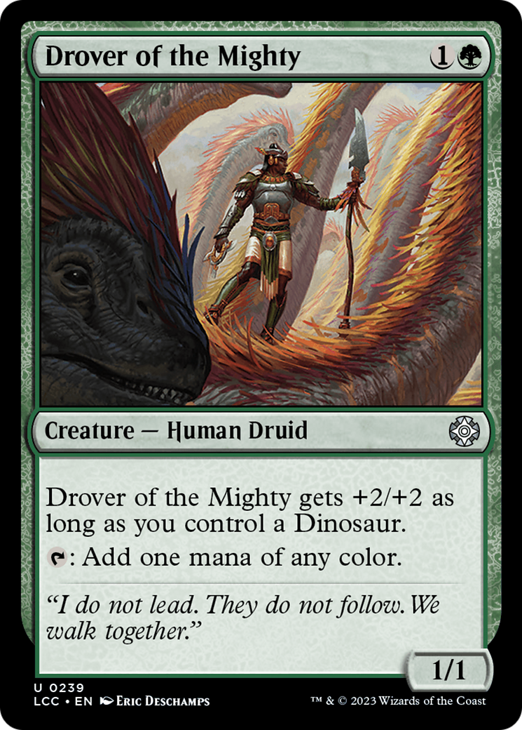 Drover of the Mighty [The Lost Caverns of Ixalan Commander] | North Valley Games