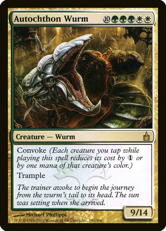 Autochthon Wurm [Ravnica: City of Guilds] | North Valley Games