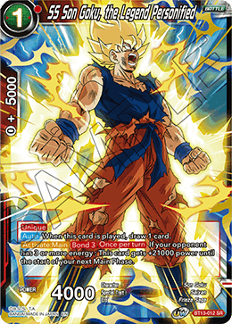 SS Son Goku, the Legend Personified (BT13-012) [Supreme Rivalry] | North Valley Games