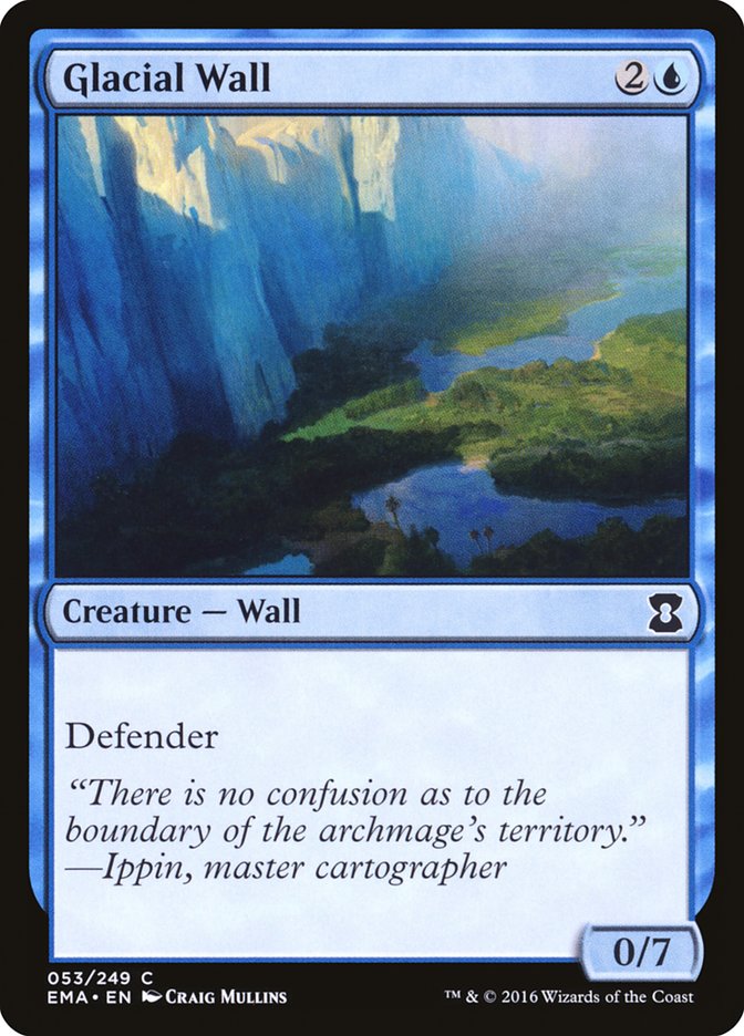 Glacial Wall [Eternal Masters] | North Valley Games