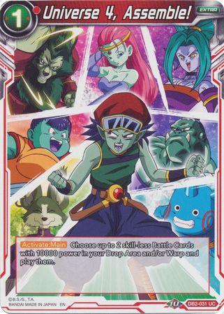 Universe 4, Assemble! (Reprint) (DB2-031) [Battle Evolution Booster] | North Valley Games