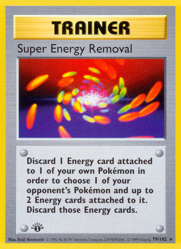 Super Energy Removal (79/102) (Shadowless) [Base Set 1st Edition] | North Valley Games