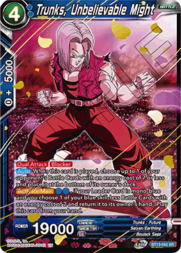 Trunks, Unbelievable Might (BT13-042) [Supreme Rivalry] | North Valley Games