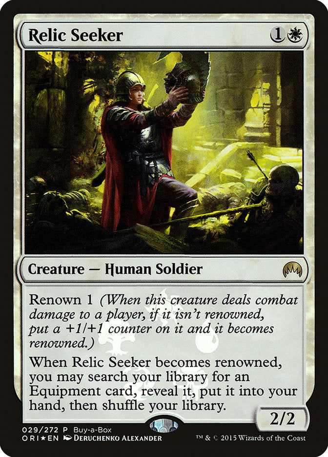 Relic Seeker (Buy-A-Box) [Magic Origins Promos] | North Valley Games