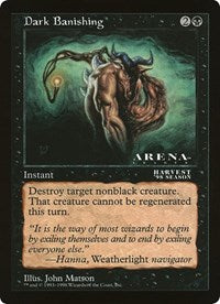 Dark Banishing (Oversized) [Oversize Cards] | North Valley Games