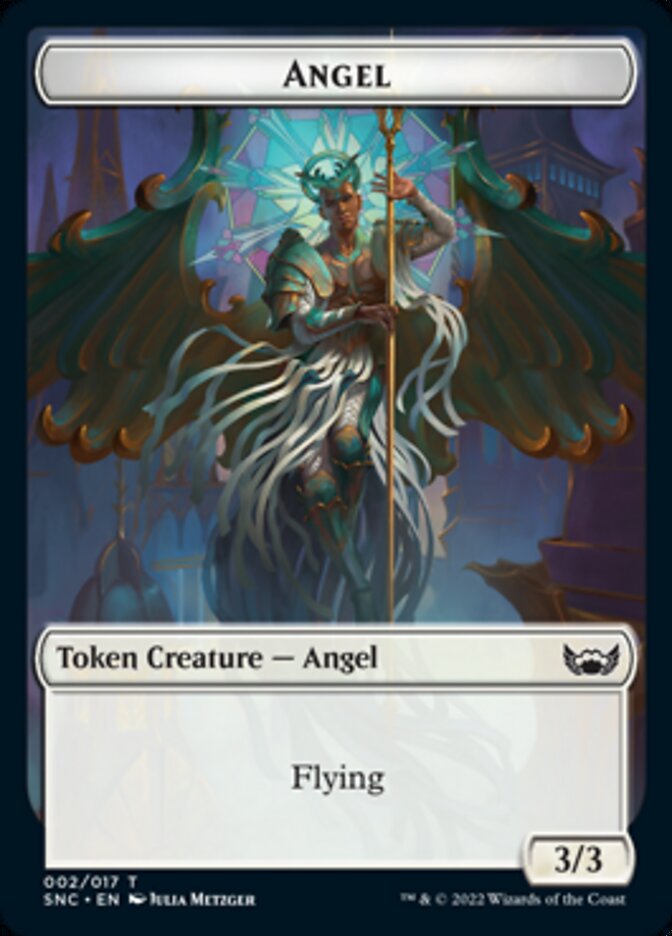 Angel Token [Streets of New Capenna Tokens] | North Valley Games