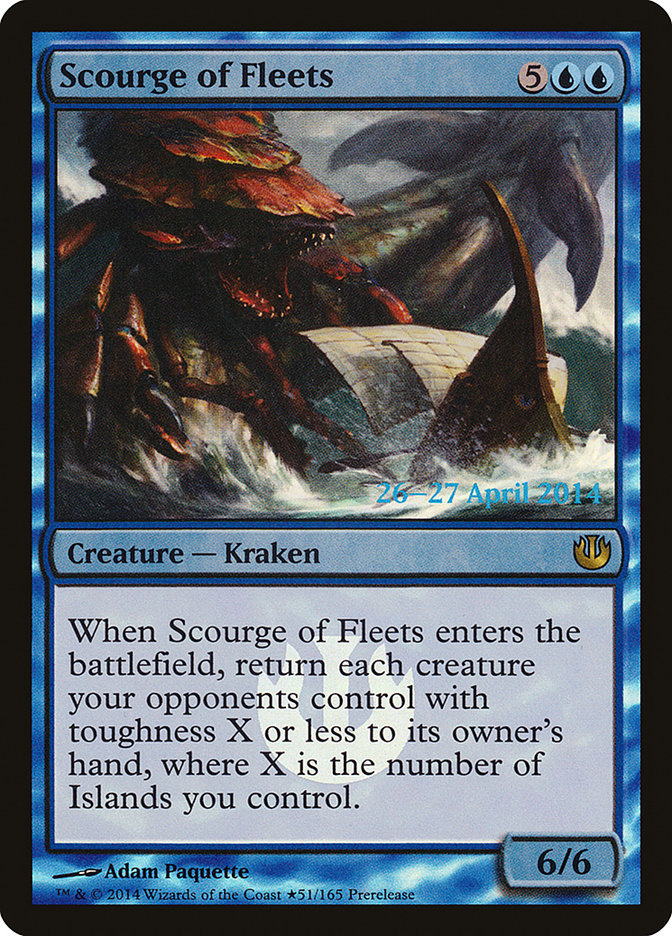 Scourge of Fleets [Journey into Nyx Prerelease Promos] | North Valley Games