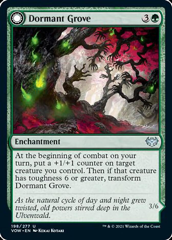 Dormant Grove // Gnarled Grovestrider [Innistrad: Crimson Vow] | North Valley Games
