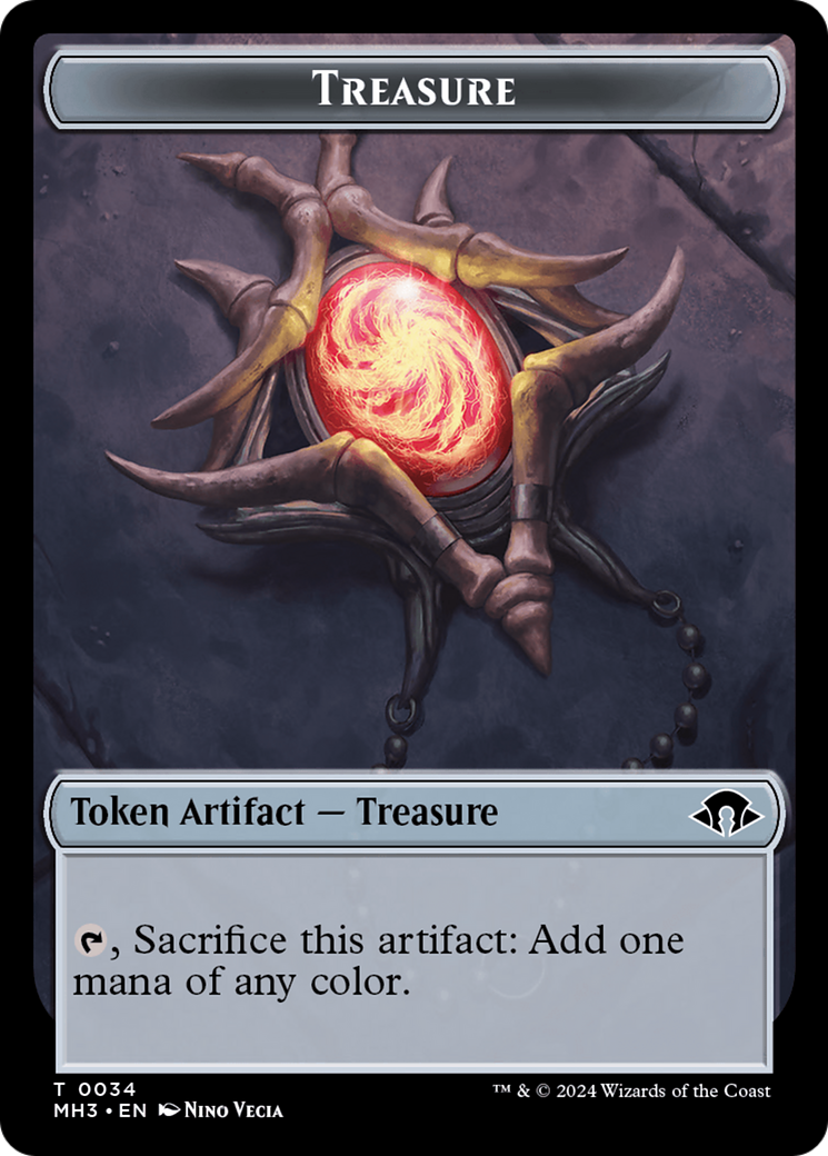 Phyrexian Germ // Treasure Double-Sided Token [Modern Horizons 3 Tokens] | North Valley Games