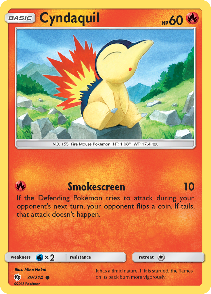 Cyndaquil (39/214) [Sun & Moon: Lost Thunder] | North Valley Games