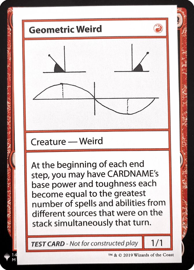 Geometric Weird [Mystery Booster Playtest Cards] | North Valley Games