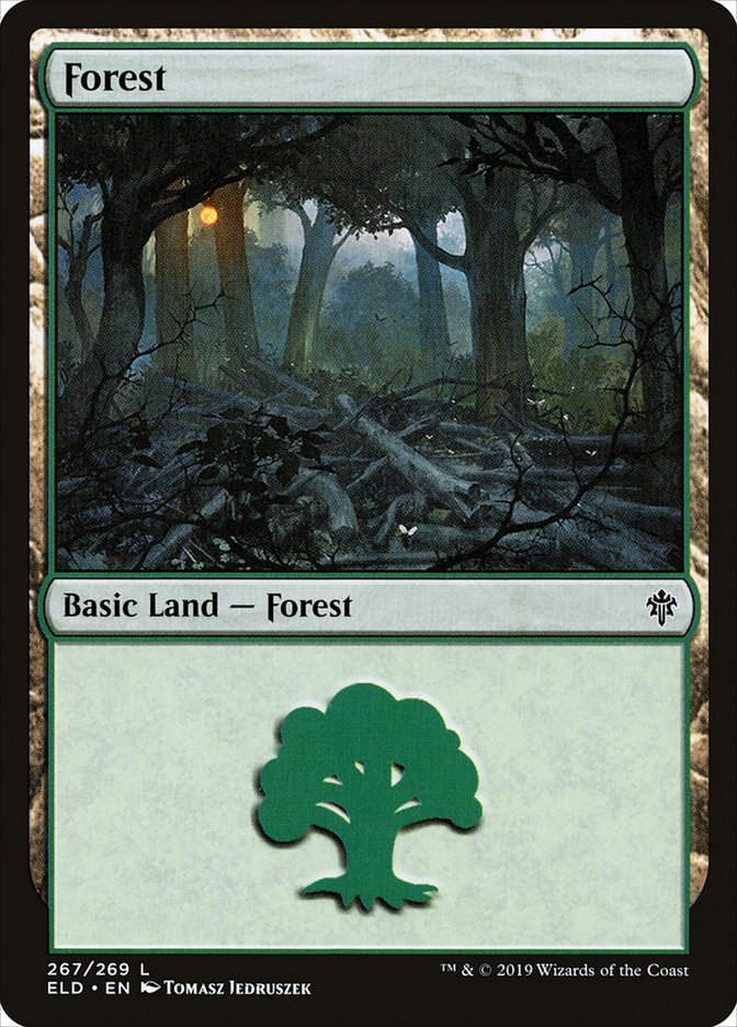 Forest (267) [Throne of Eldraine] | North Valley Games