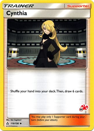 Cynthia (119/156) (Charizard Stamp #50) [Battle Academy 2020] | North Valley Games