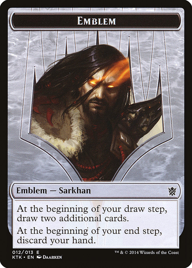 Sarkhan, the Dragonspeaker Emblem [Khans of Tarkir Tokens] | North Valley Games