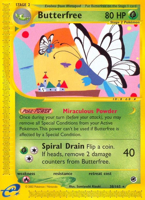 Butterfree (38/165) [Expedition: Base Set] | North Valley Games