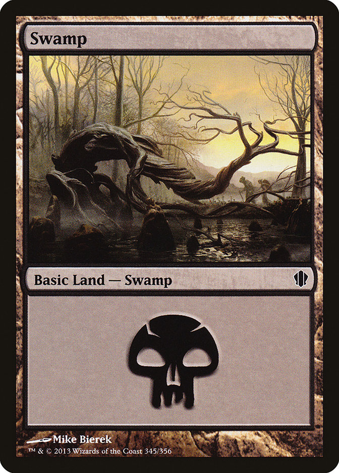 Swamp (345) [Commander 2013] | North Valley Games