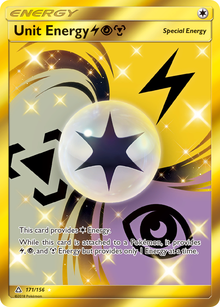 Unit Energy (171/156) (Lightning, Psychic, Metal) [Sun & Moon: Ultra Prism] | North Valley Games
