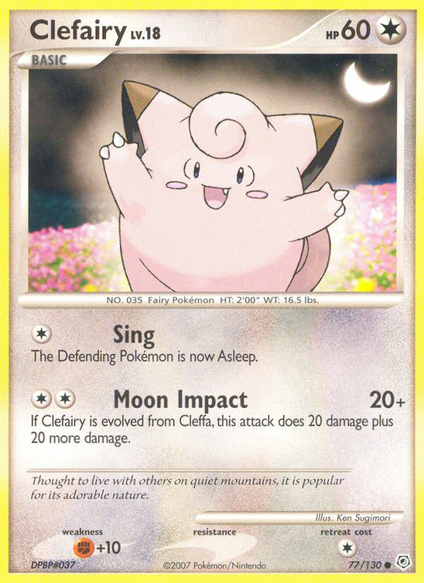 Clefairy (77/130) [Diamond & Pearl: Base Set] | North Valley Games