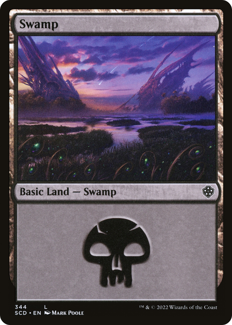 Swamp (344) [Starter Commander Decks] | North Valley Games