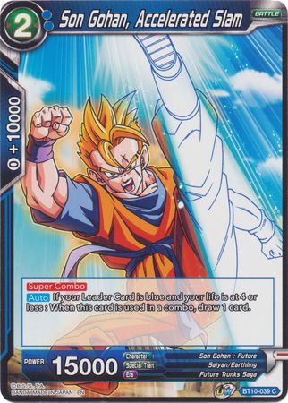 Son Gohan, Accelerated Slam (BT10-039) [Rise of the Unison Warrior] | North Valley Games
