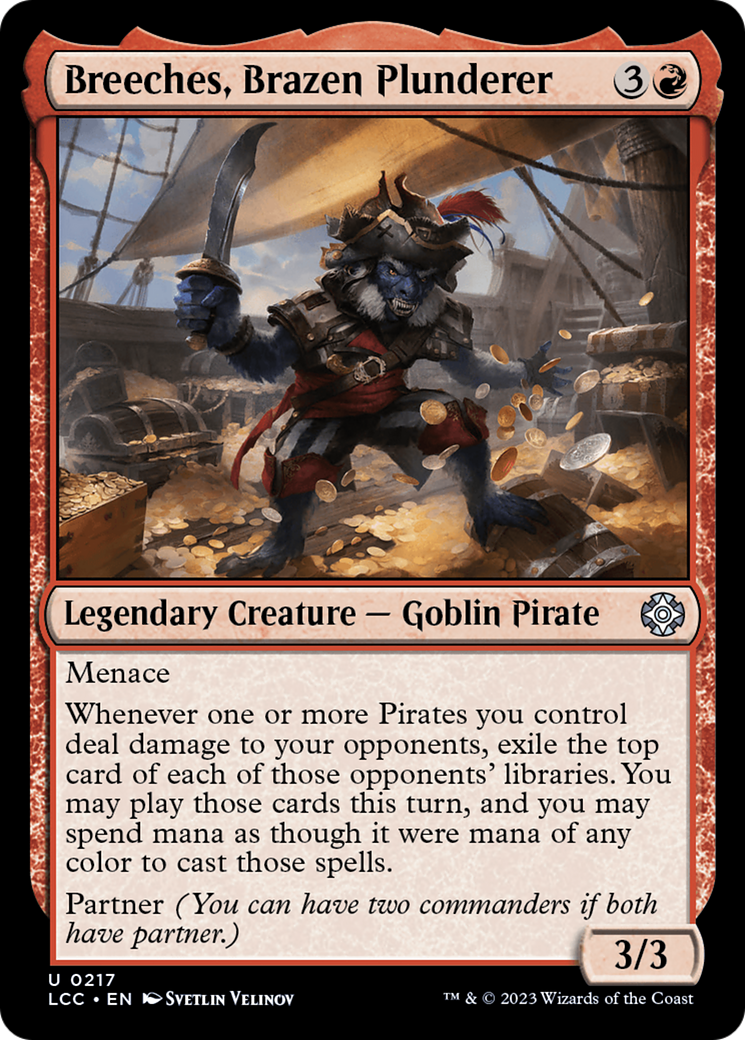 Breeches, Brazen Plunderer [The Lost Caverns of Ixalan Commander] | North Valley Games