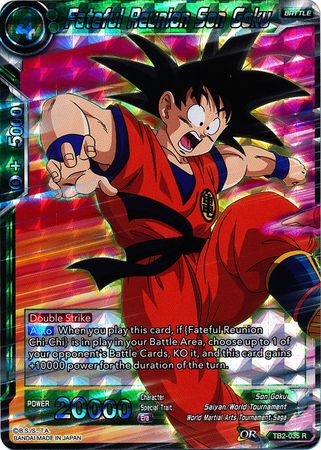 Fateful Reunion Son Goku (TB2-035) [World Martial Arts Tournament] | North Valley Games