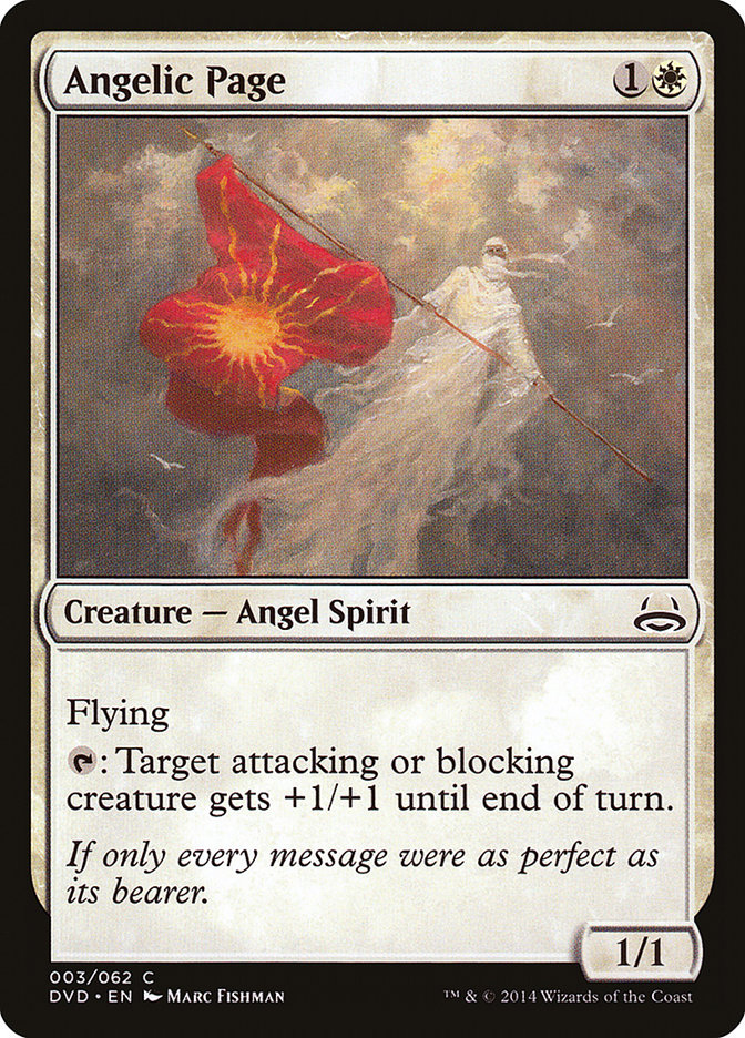 Angelic Page (Divine vs. Demonic) [Duel Decks Anthology] | North Valley Games