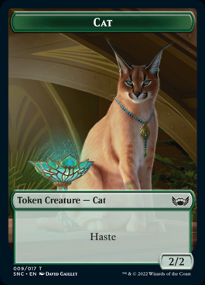 Cat // Rogue Double-Sided Token [Streets of New Capenna Tokens] | North Valley Games