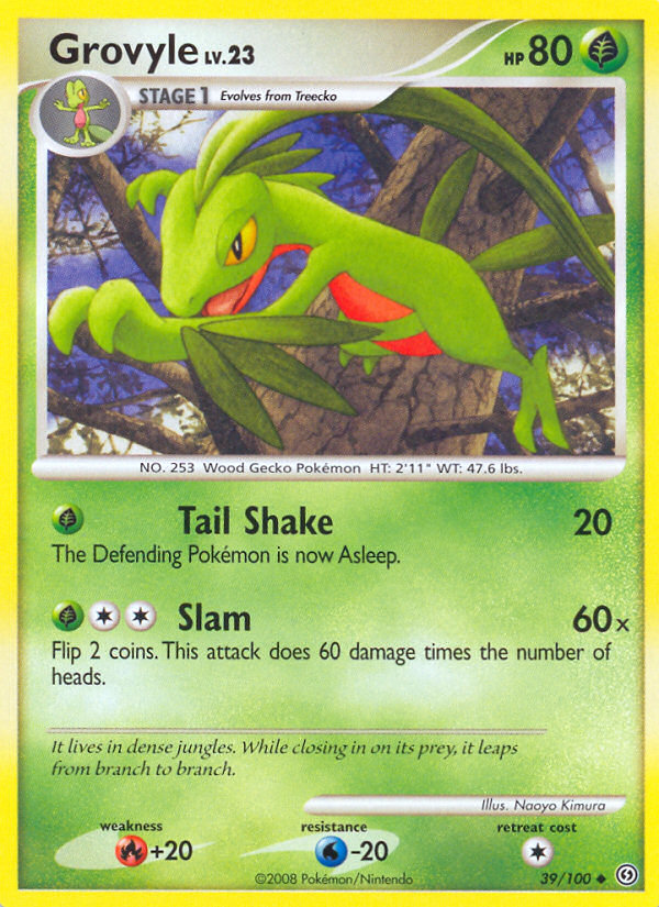 Grovyle (39/100) [Diamond & Pearl: Stormfront] | North Valley Games