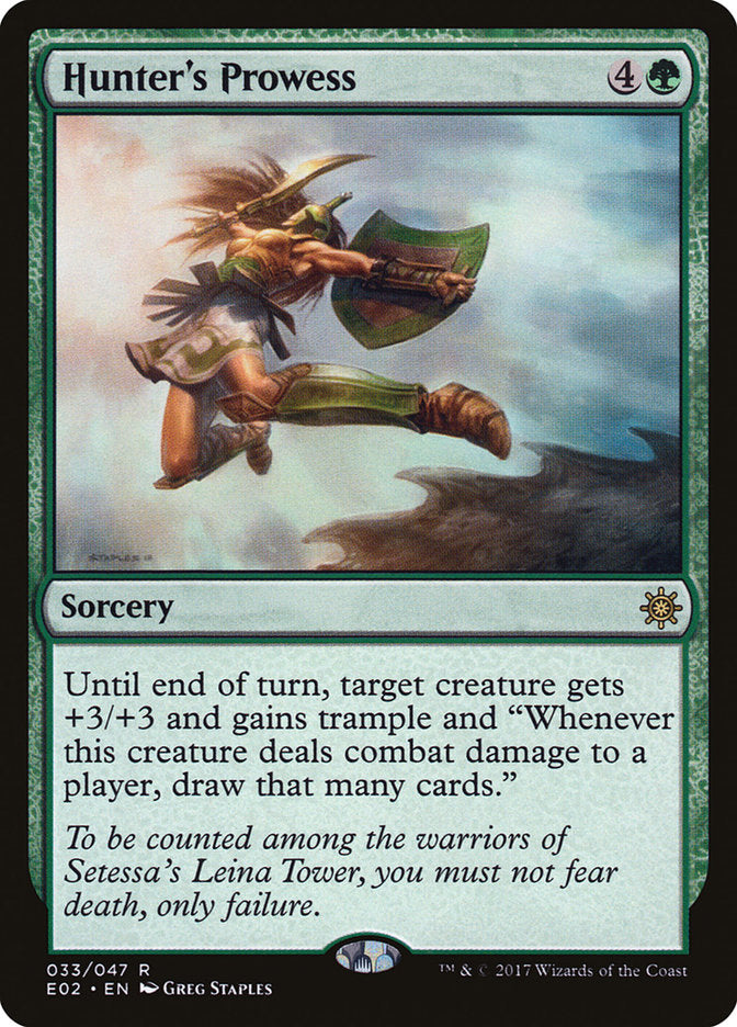 Hunter's Prowess [Explorers of Ixalan] | North Valley Games