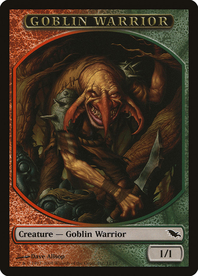 Goblin Warrior Token [Shadowmoor Tokens] | North Valley Games