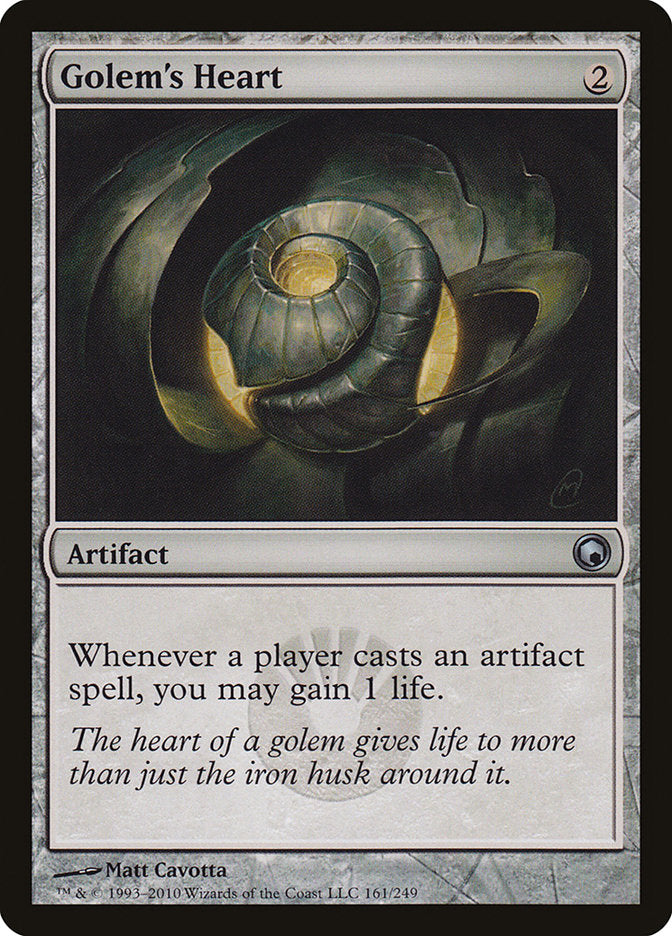 Golem's Heart [Scars of Mirrodin] | North Valley Games