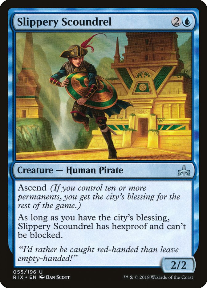 Slippery Scoundrel [Rivals of Ixalan] | North Valley Games