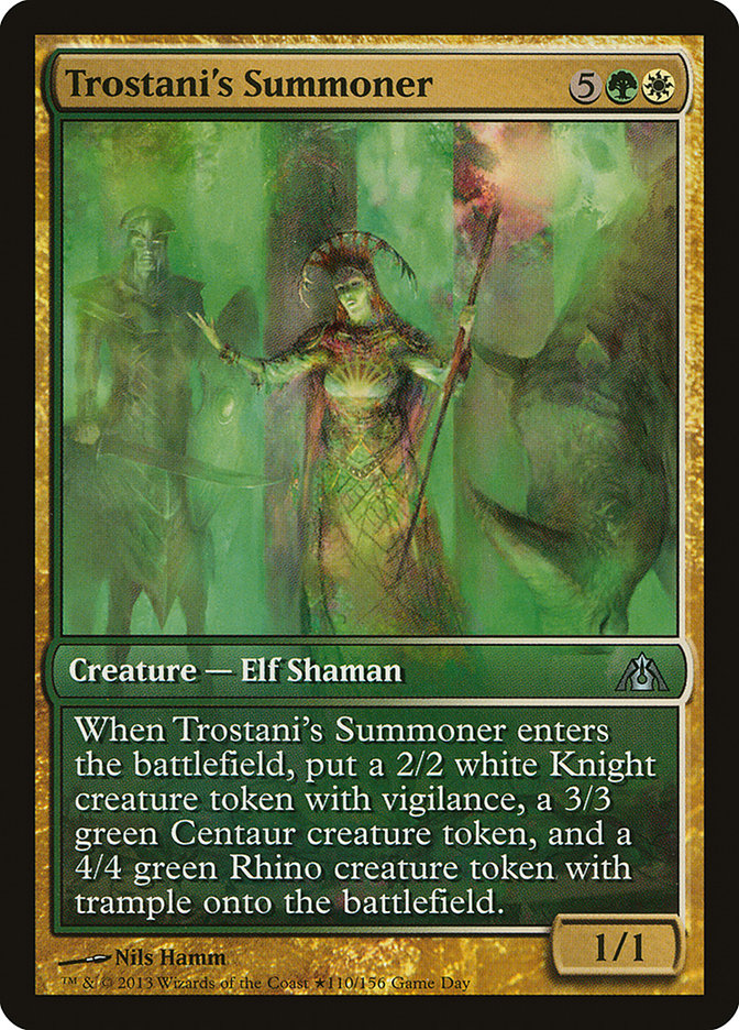 Trostani's Summoner (Game Day) [Dragon's Maze Promos] | North Valley Games