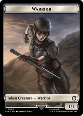 Warrior // Food (0012) Double-Sided Token [Fallout Tokens] | North Valley Games