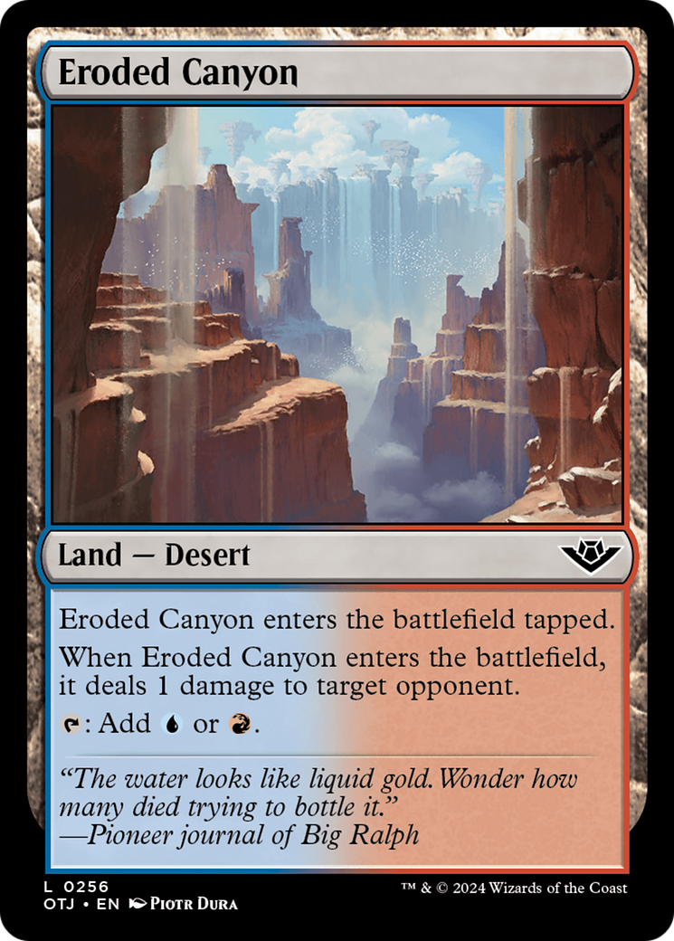Eroded Canyon [Outlaws of Thunder Junction] | North Valley Games