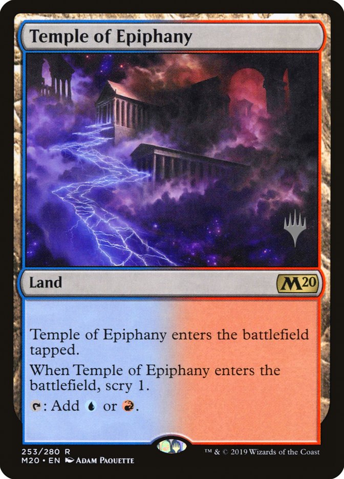Temple of Epiphany (Promo Pack) [Core Set 2020 Promos] | North Valley Games