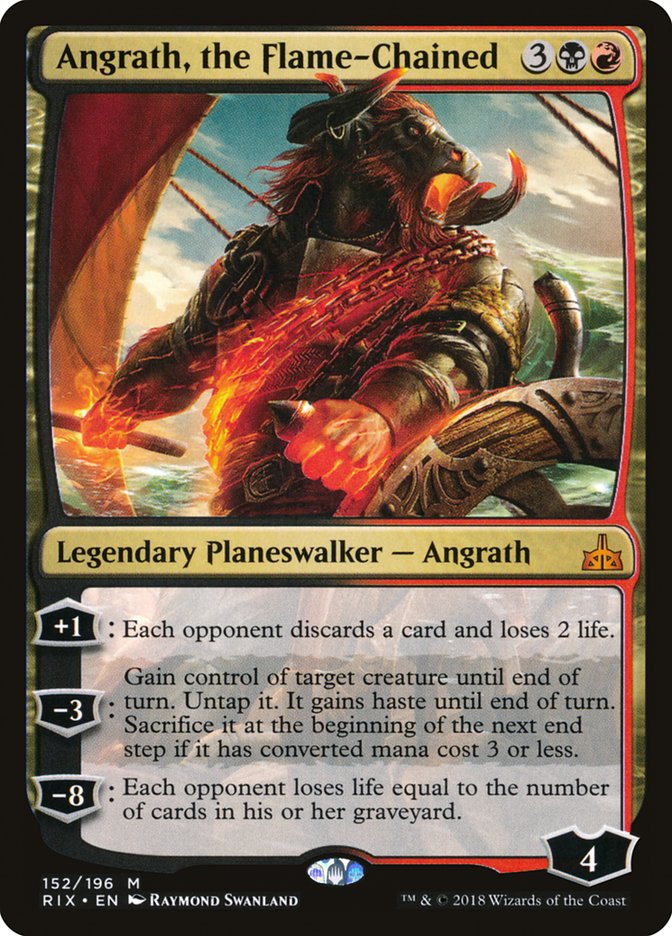 Angrath, the Flame-Chained [Rivals of Ixalan] | North Valley Games
