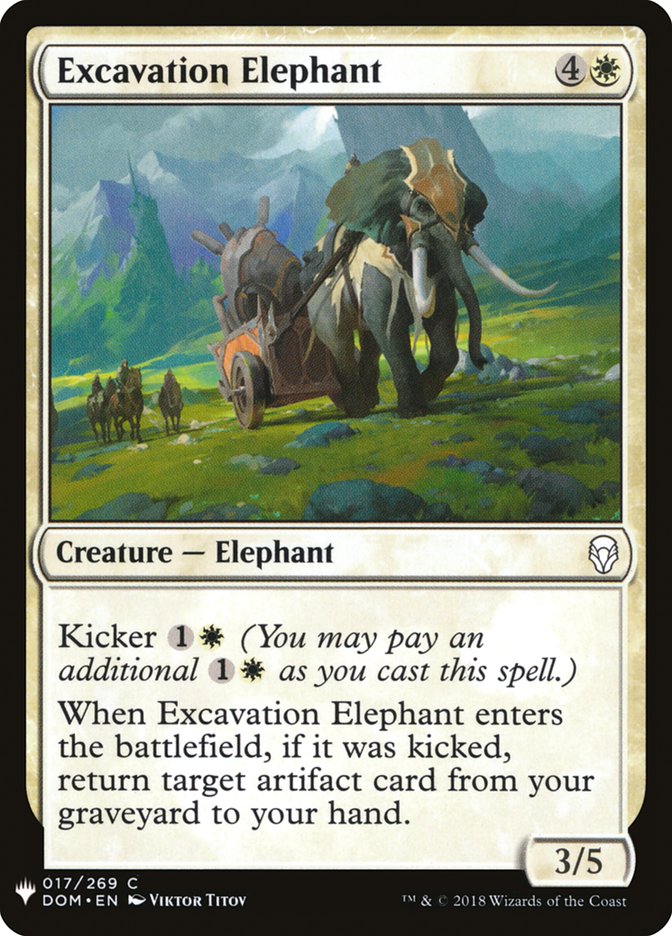 Excavation Elephant [Mystery Booster] | North Valley Games