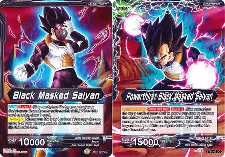 Black Masked Saiyan // Powerthirst Black Masked Saiyan (Giant Card) (BT5-105) [Oversized Cards] | North Valley Games