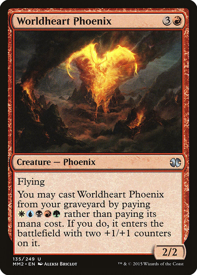 Worldheart Phoenix [Modern Masters 2015] | North Valley Games