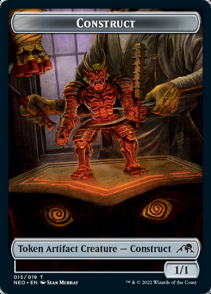 Construct (015) // Blood (017) Double-Sided Token [Challenger Decks 2022 Tokens] | North Valley Games