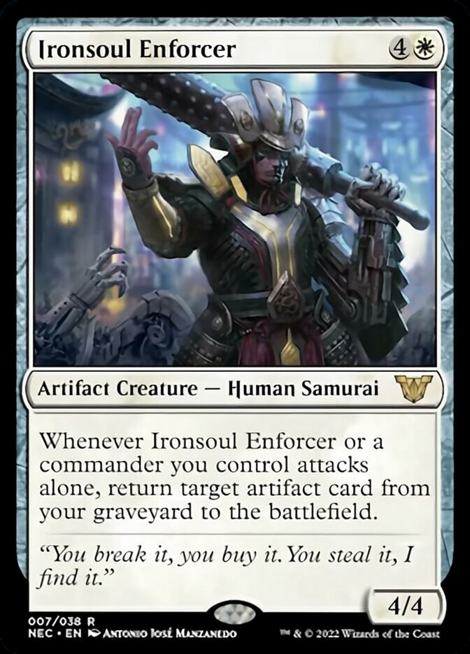 Ironsoul Enforcer [Kamigawa: Neon Dynasty Commander] | North Valley Games