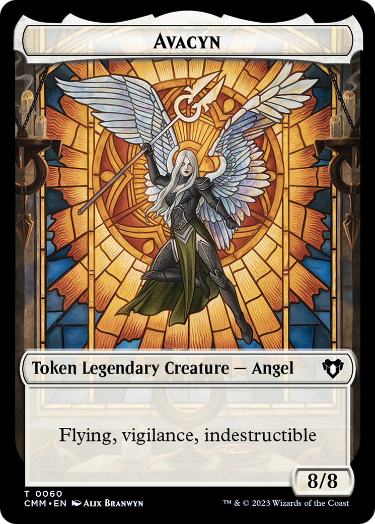 Copy (54) // Avacyn Double-Sided Token [Commander Masters Tokens] | North Valley Games