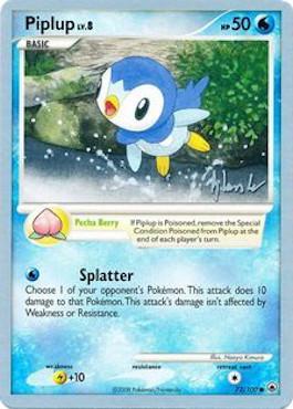 Piplup LV.8 (72/100) (Empotech - Dylan Lefavour) [World Championships 2008] | North Valley Games
