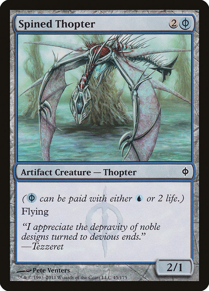 Spined Thopter [New Phyrexia] | North Valley Games