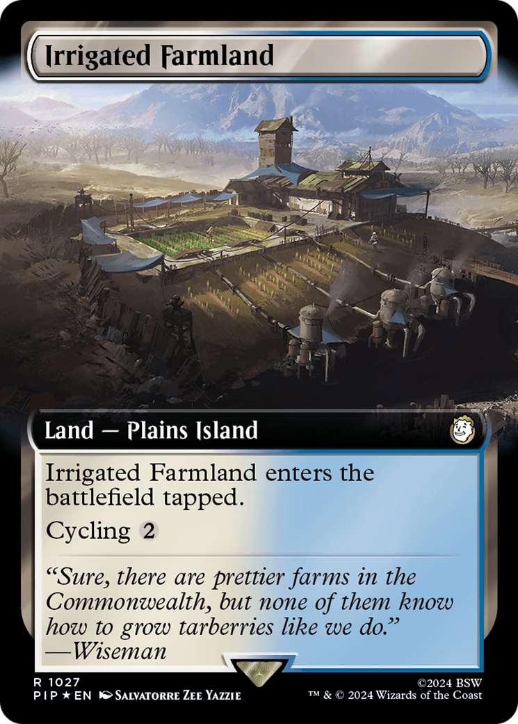 Irrigated Farmland (Extended Art) (Surge Foil) [Fallout] | North Valley Games